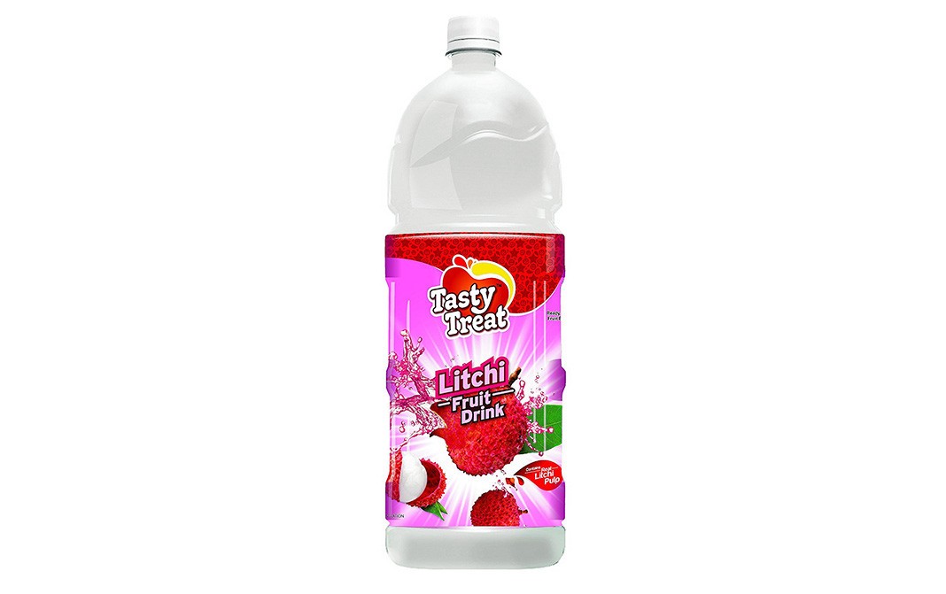 Tasty Treat Litchi Fruit Drink    Plastic Bottle  2 litre